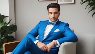 What Color Shoes Should a Man Wear With a Blue Suit?