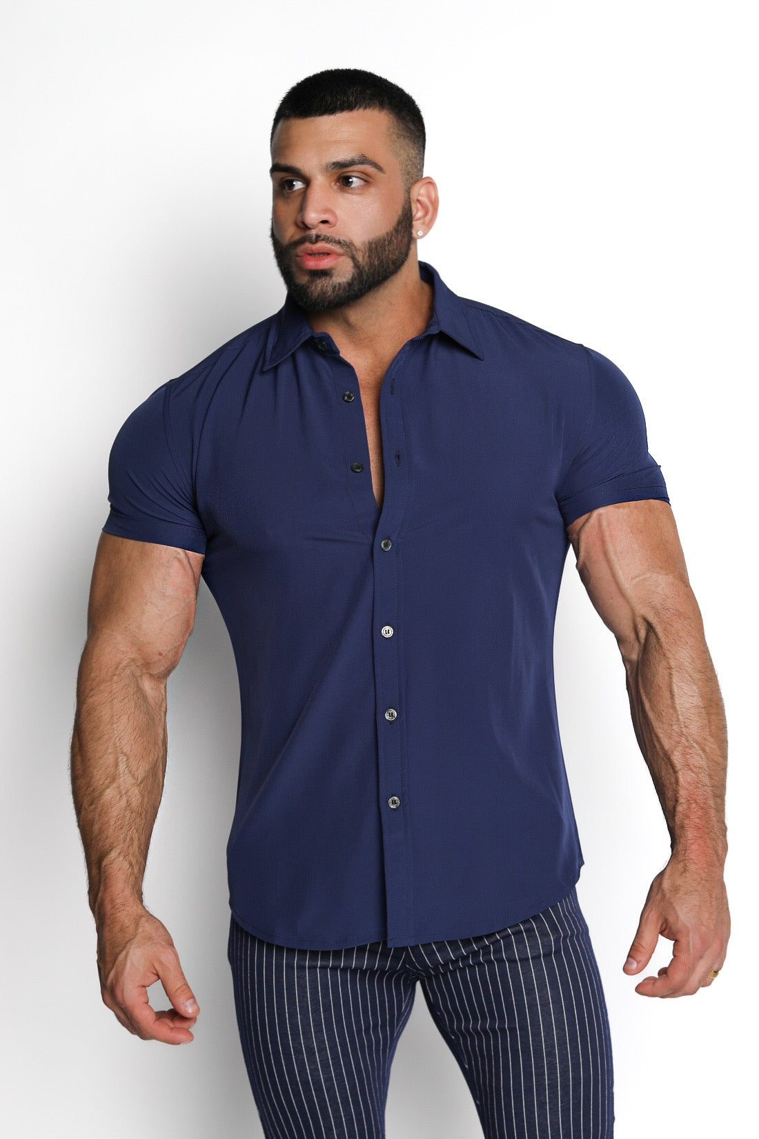 Mens Athletic Fit & Muscle Fit Dress Shirts - Dress Shirts For Men By Gerardo Collection