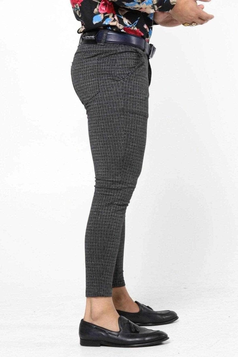 Buy Highlander Charcoal Melange Slim Fit Trouser for Men Online at Rs.739 -  Ketch