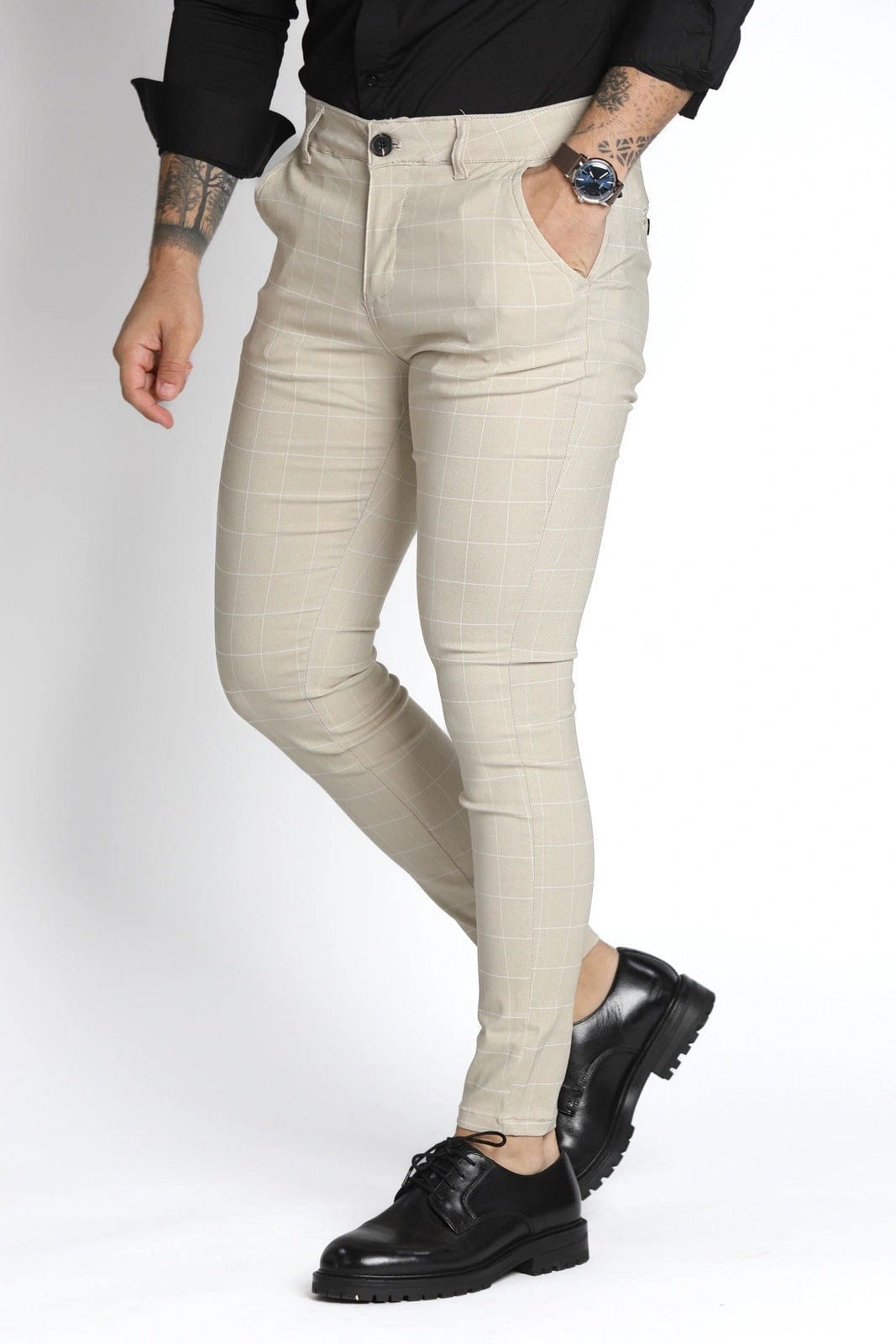 Buy Air Ivory White Trouser For Men | Beyours