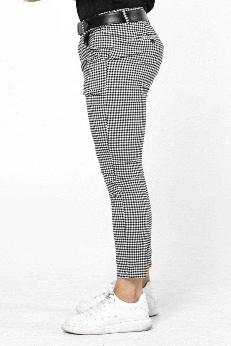 Mens Mini Checkered Pants - Gerardo Collection